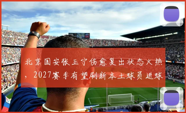 北京国安张玉宁伤愈复出状态火热,2027赛季有望刷新本土球员进球纪录